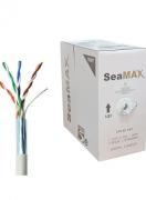 FTP LAN кабел за интернет и компютърна мрежа cat5e SEAMAX 4х2х0.5 CU на метър /0133020006